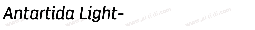 Antartida Light字体转换